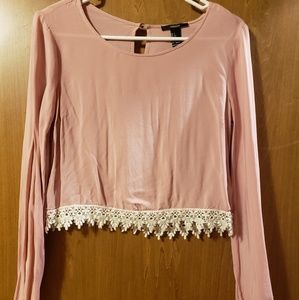 Forever 21 Long Sleeve Crop